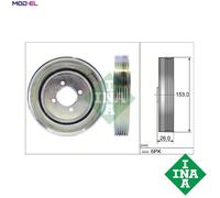 Crankshaft Pulley (TVD) 544004010 INA Torsional Vibration Damper 0515L7 0515Q6