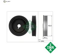 BELT PULLEY CRANKSHAFT 544 0054 10 FOR RENAULT K9K710/702 1.5L 4cyl