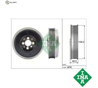 Ina Crankshaft Pulley 544 0065 10 with Vibration Damper – Fits VW/Audi/Seat/Skoda/Ford