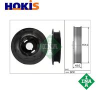 INA 544 0072 10 Crankshaft pulley