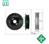 INA 544 0072 10 Crankshaft pulley