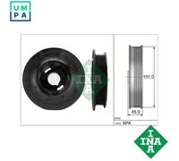 Crankshaft Pulley with vibration damper 544 0072 10 INA for OPEL SAAB