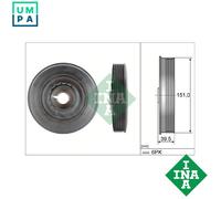 INA 544 0090 10 Crankshaft pulley