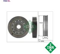 INA 544 0091 10 Crankshaft pulley