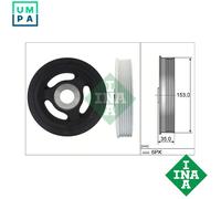 INA 544 0104 10 Crankshaft pulley