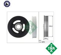 INA 544 0104 10 Crankshaft pulley
