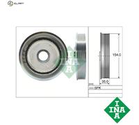 INA 544 0112 10 Crankshaft Pulley Fits Citroën Fiat Ford Lancia Land Rover 4007