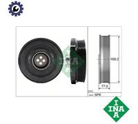 BELT PULLEY CRANKSHAFT 544 0130 10 FOR BMW X1/SUV/E84/SAV X3/F25/E83 N47D20 2.0L