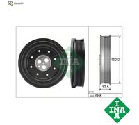 Crankshaft Pulley (TVD) 544013410 INA Torsional Vibration Damper 1124891 1151394