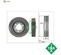 INA 544 0145 10 Crankshaft pulley