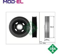 INA 544 0179 10 Crankshaft pulley