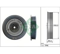 Crankshaft Pulley with vibration damper 544 0506 10 INA for VOLVO XC90 II S90 II