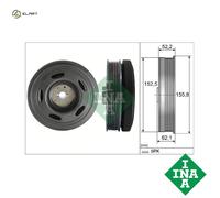 BELT PULLEY CRANKSHAFT 544 0515 10 FOR RENAULT CLIO/V CAPTUR/II KADJAR GRAND