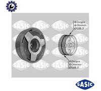 SASIC 9001806 Crankshaft pulley