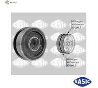 SASIC 9001808 Crankshaft pulley