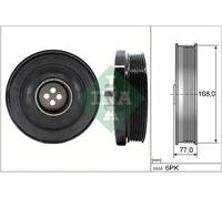 INA Crankshaft Pulley 544 0130 10 - Torsional Vibration Damper - Fits BMW 1/3/5/X1/X3