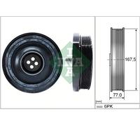 Ina Crankshaft Pulley (TVD) – Fits BMW 520D F10/F11 2.0D 2010–2014 N47D20C