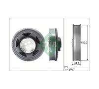INA 544 0129 10 Crankshaft pulley