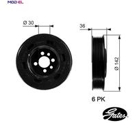 BELT PULLEY CRANKSHAFT TVD1009 FOR VW BER/AQY/AZG/APK/AZJ 2.0L 4cyl NEW BEETLE