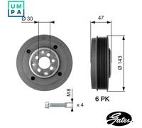 GATES TVD1014A Crankshaft pulley