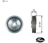 GATES TVD1135 Crankshaft pulley