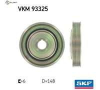 Belt Drive Crankshaft Belt Pulley SKF VKM 93325 Fits Citroen Peugeot 206 307