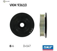 SKF Crankshaft Pulley VKM 93610 - Belt Drive, Fits Nissan Opel Renault Vauxhall