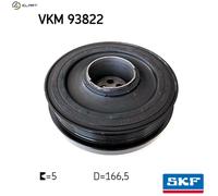 SKF VKM 93822 Crankshaft pulley