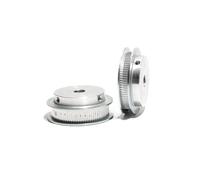 Belt Pulley S2M 54Teeth 5/8/10/15mm Bore S2M-54T 7mm/11mm Belt Width Toothed Pulley Aluminum Alloy Transmission Pulley(8mm,7mm)