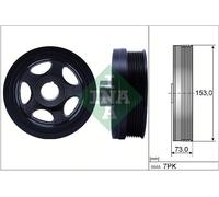 Belt Pulley Schaeffler INA 544 0183 10 for MERCEDES-BENZ