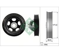 INA 544 0195 10 Crankshaft Pulley Fits Mercedes C-Class Clc-Class Clk E-Class 3