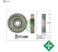Crankshaft Pulley (TVD) 544009720 INA Torsional Vibration Damper 0515Q8 0515T6