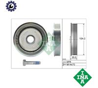 INA 544 0112 20 Belt Pulley Set, crankshaft