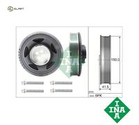 Crankshaft Pulley (TVD) 544012920 INA Torsional Vibration Damper 11237643074 New