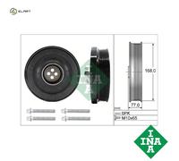 Crankshaft Pulley (TVD) fits BMW 318D E90, E91 2.0D 07 to 12 INA 11237797995 New