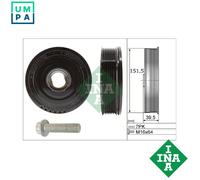 INA 544 0177 20 Belt Pulley Set, crankshaft