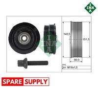 BELT PULLEY SET, CRANKSHAFT FOR BMW E46 E39 INA 544 0069 20