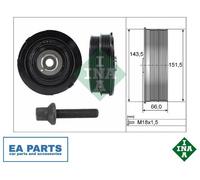 Belt Pulley Set, crankshaft for BMW E46 E39 INA 544 0069 20