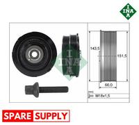 BELT PULLEY SET, CRANKSHAFT FOR BMW E46 E39 INA 544 0069 20