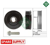 BELT PULLEY SET, CRANKSHAFT FOR NISSAN OPEL RENAULT INA 544 0177 20