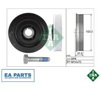 Belt Pulley Set, crankshaft for PEUGEOT 206 307 406 607 INA 544 0058 20