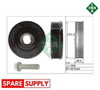 BELT PULLEY SET, CRANKSHAFT FOR RENAULT ESPACE INA 544 0177 20