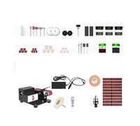 Belt Sander, 250W Mini Electric Abrasive Belt Sanding Machine 7 Gears Speed Adjustable DIY Woodworking Polishing Grinding Sander Grinder(Set 3)