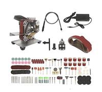 Belt Sander, Belt Grinder,Mini Grinder DIY Belt Sander for Cutlery Electrical Band Grinding Machine Sharpening Machine Polish Tools(15mm Group1)