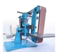 Belt Sander Knife Sharpener Polisher, Dual-Use Vertical/Horizontal, Speed Adjustable 50-6500 RPM, 5 Belts, 750W Brushless Motor