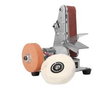 Belt Sander, Mini Belt Sander Electric Sanding Polishing Grinding Machine 7 Variable Speed with Grinding Wheel for Polishing Wood Acrylic