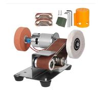 Belt Sander, Mini Electric Belt Sander DIY Polishing Grinding Machine with Grinder Set Sharpener Cutter Knife EDS