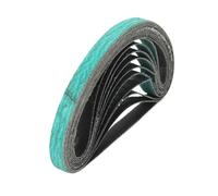 Belt Sander Sanding Belts 10 Pcs 10x330 mm Sanding Belts 3/8"x13"Sander Abrasive Belt Tool for Metal Wood Furniture Grinding Polishing P60/P80/P120(P80 10pcs)