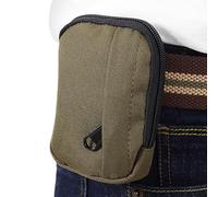 Belt Socches Men Utility - Compact Zipper Pocket Bag, Multi-purpose Storage Case, Lightweight Portable Carrier, Small Day Carry Organizer | for Hiking