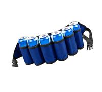 Belt, Sodas Belt Holders, Adjustable 6Bottle Beers Waist Pack, Bottle Holders Drink Can Waist Pack Bag Drink Holder